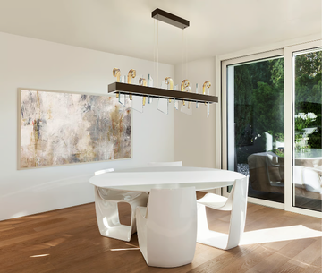 VELA - LED pendant lamp in glass and metal by Patrizia Volpato - view 3